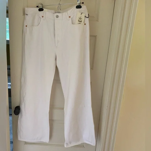 NWT Citizens Of Humanity Annina Trouser Jean in Soft White size 33
